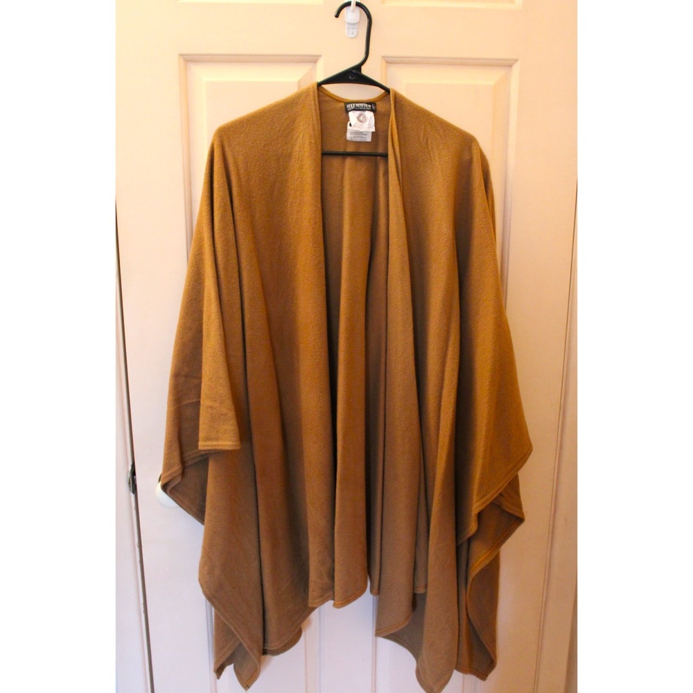 Brown Wool Cape